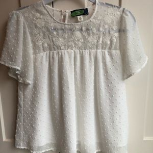 Francesca’s White Blouse